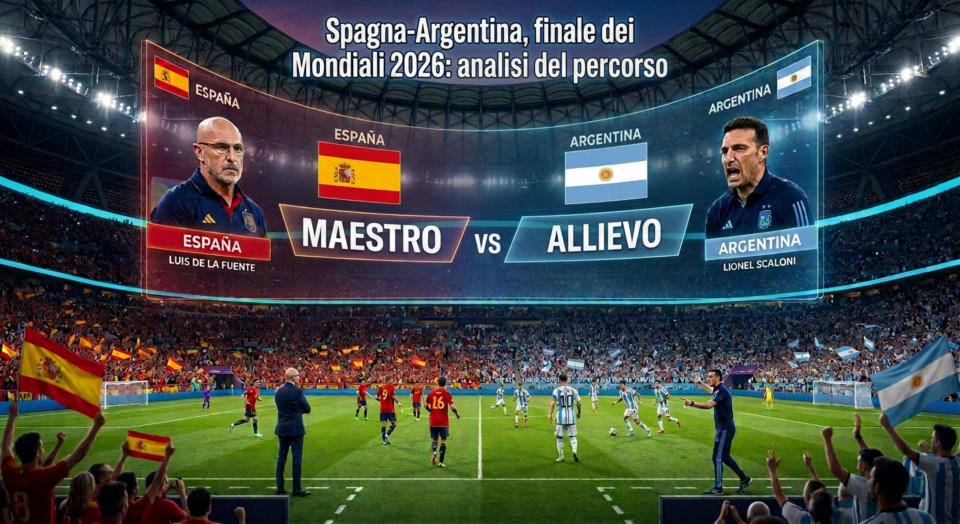 Spagna o Argentina? Scopri l'analisi statistica approfondita, i duelli chiave e i segreti tattici della finale dei Mondiali 2026. Leggi il pronostico.