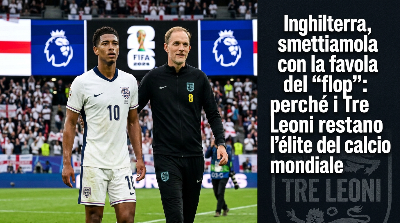 Inghilterra, smettiamola con la favola del "flop": perché i Tre Leoni restano l'élite del calcio mondiale